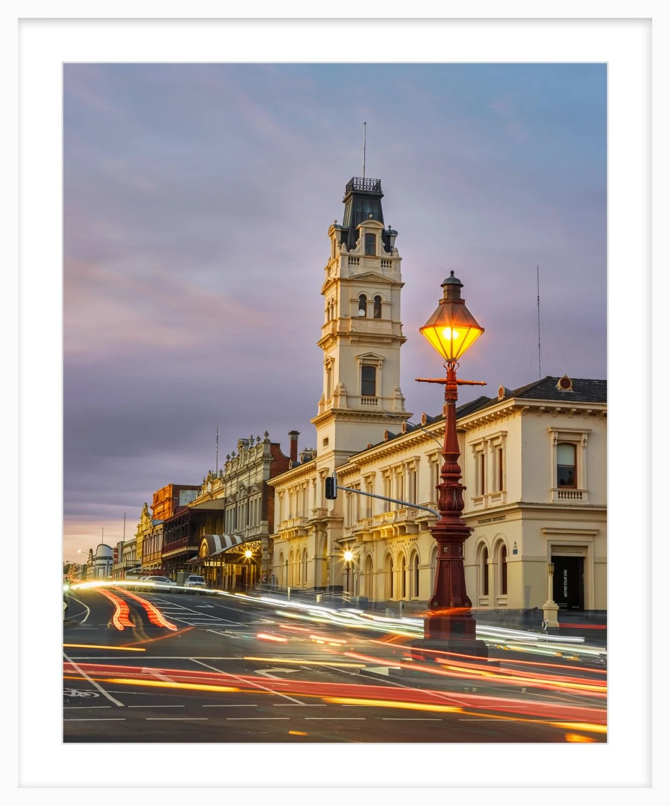 Lydiard St Nth at night - 24" x 30" white.jpg