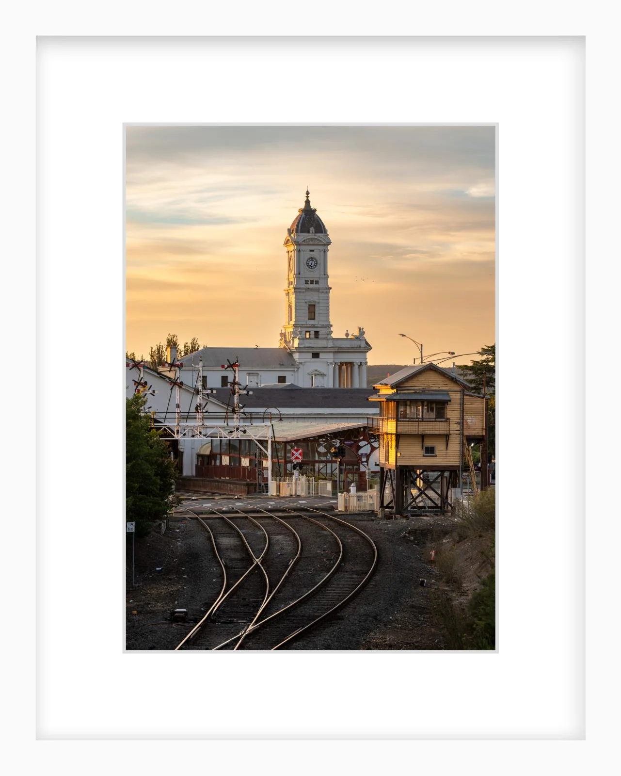 First Light at Ballarat Railway Station - A4 white.jpg