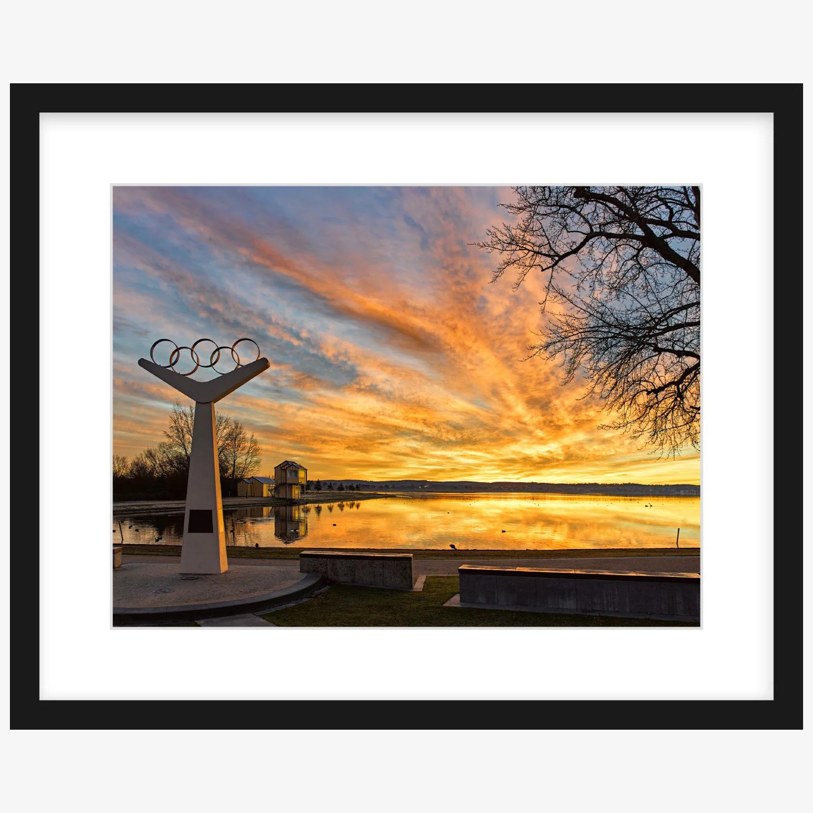 1956 Olympics Rowing & Canoeing Monument - 12" x 16" Zeppilin Slim - square.jpg