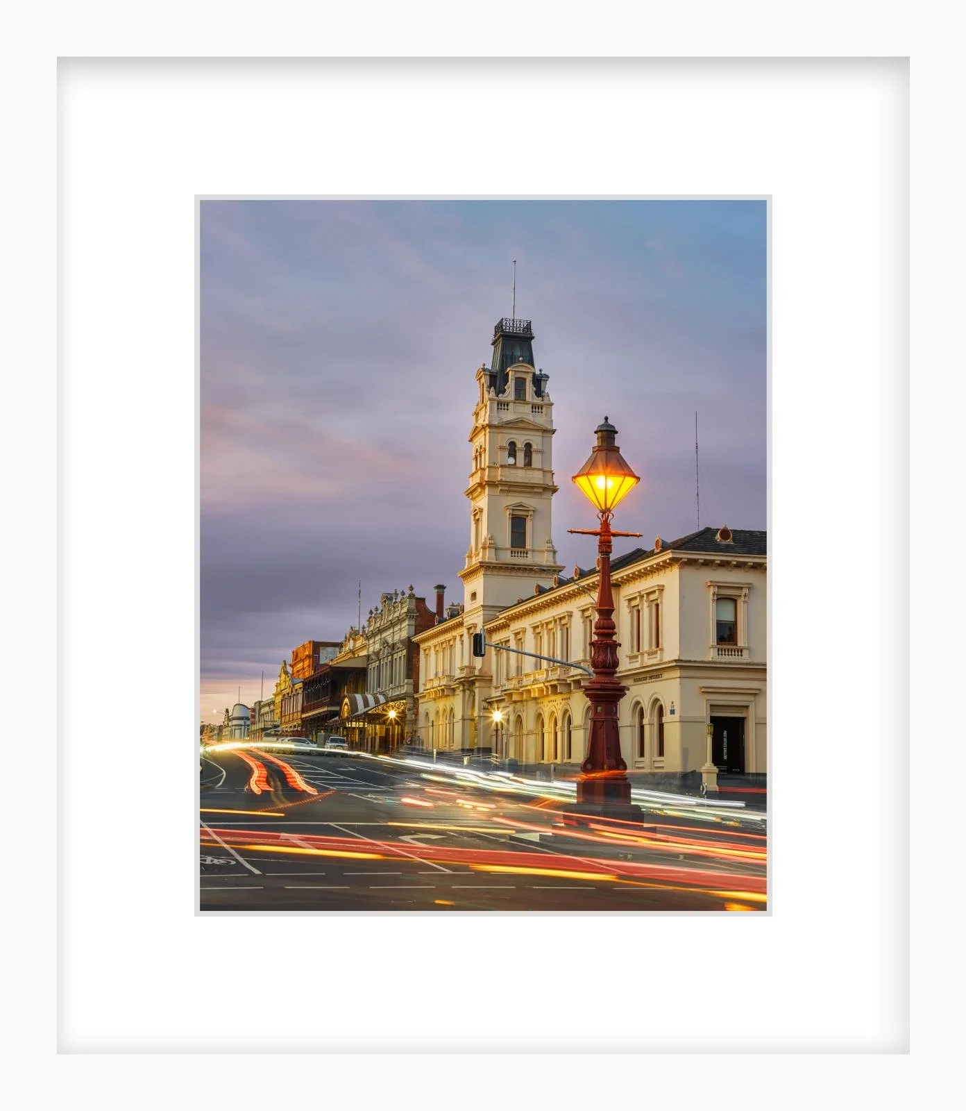 Lydiard St Nth at night - 8" x 10" white.jpg