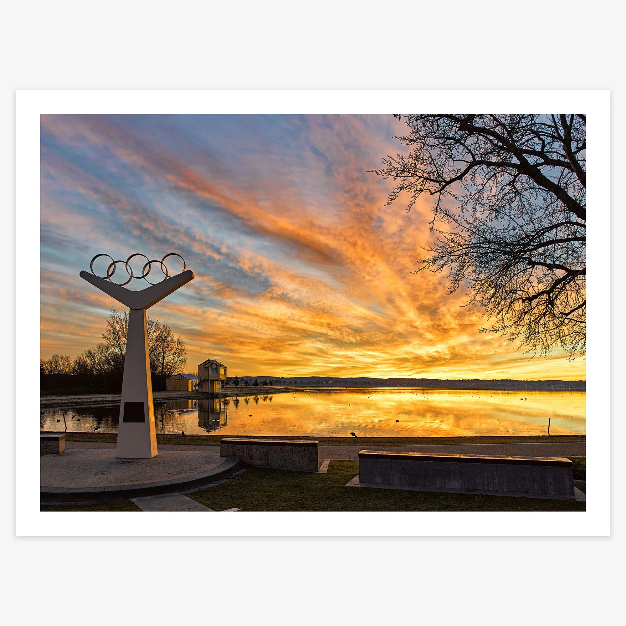 1956 Olympics Rowing & Canoeing Monument - 18" x 24" print 25mm border - square.jpg