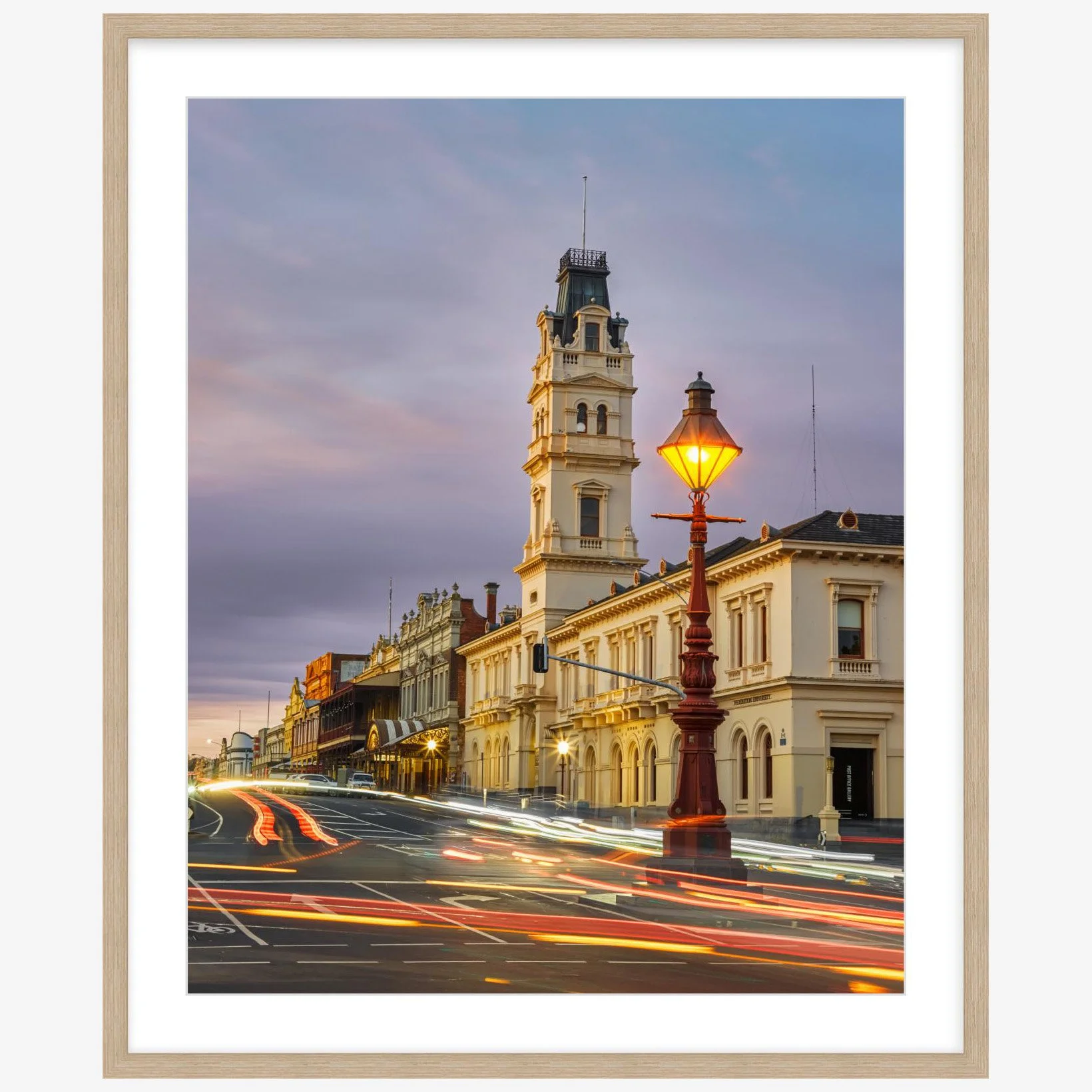 Lydiard St Nth at night - 24" x 30" natural - square.jpg