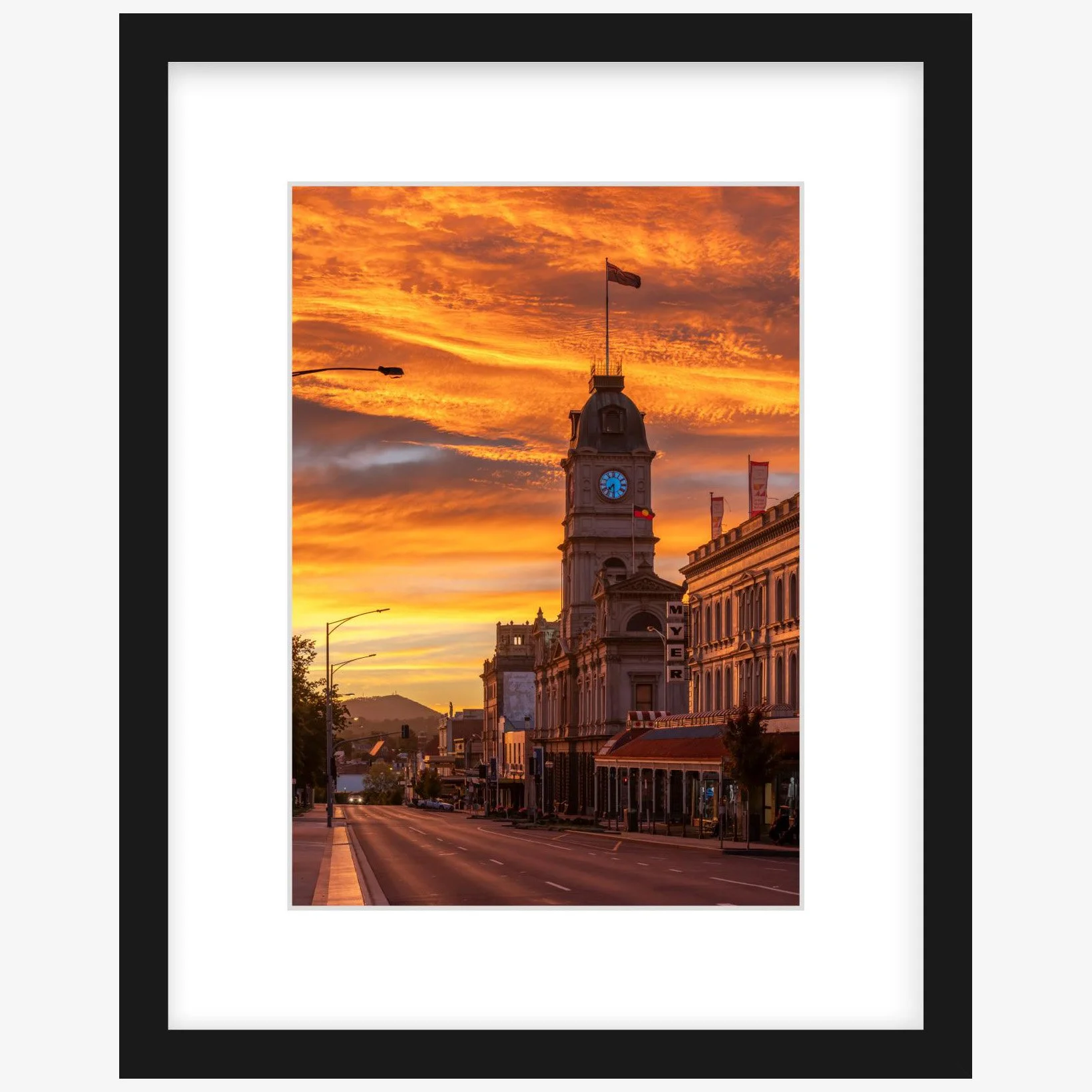 Sunrise on Sturt - A4 black - square.jpg