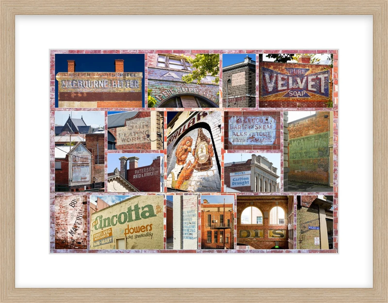 Ghost Signs of Ballarat - 297mm x 420mm wood.jpg