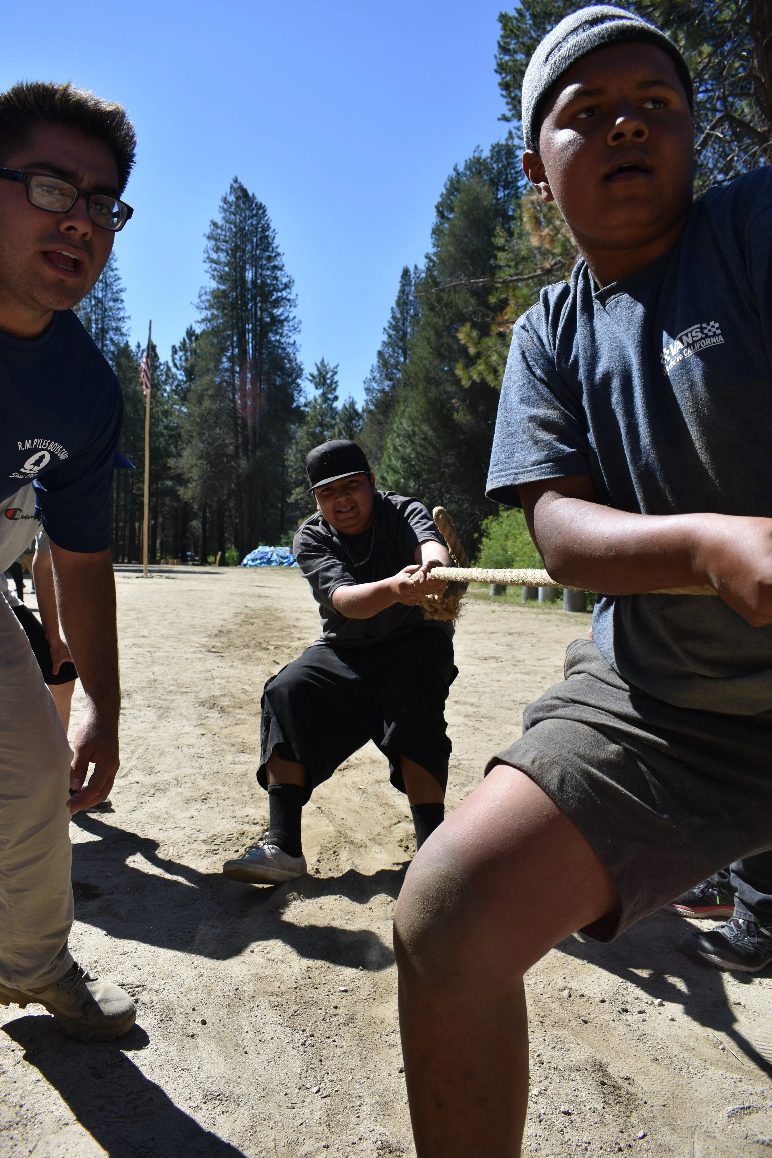 The Faces of Tug-of-War — Pyles Boys Camp