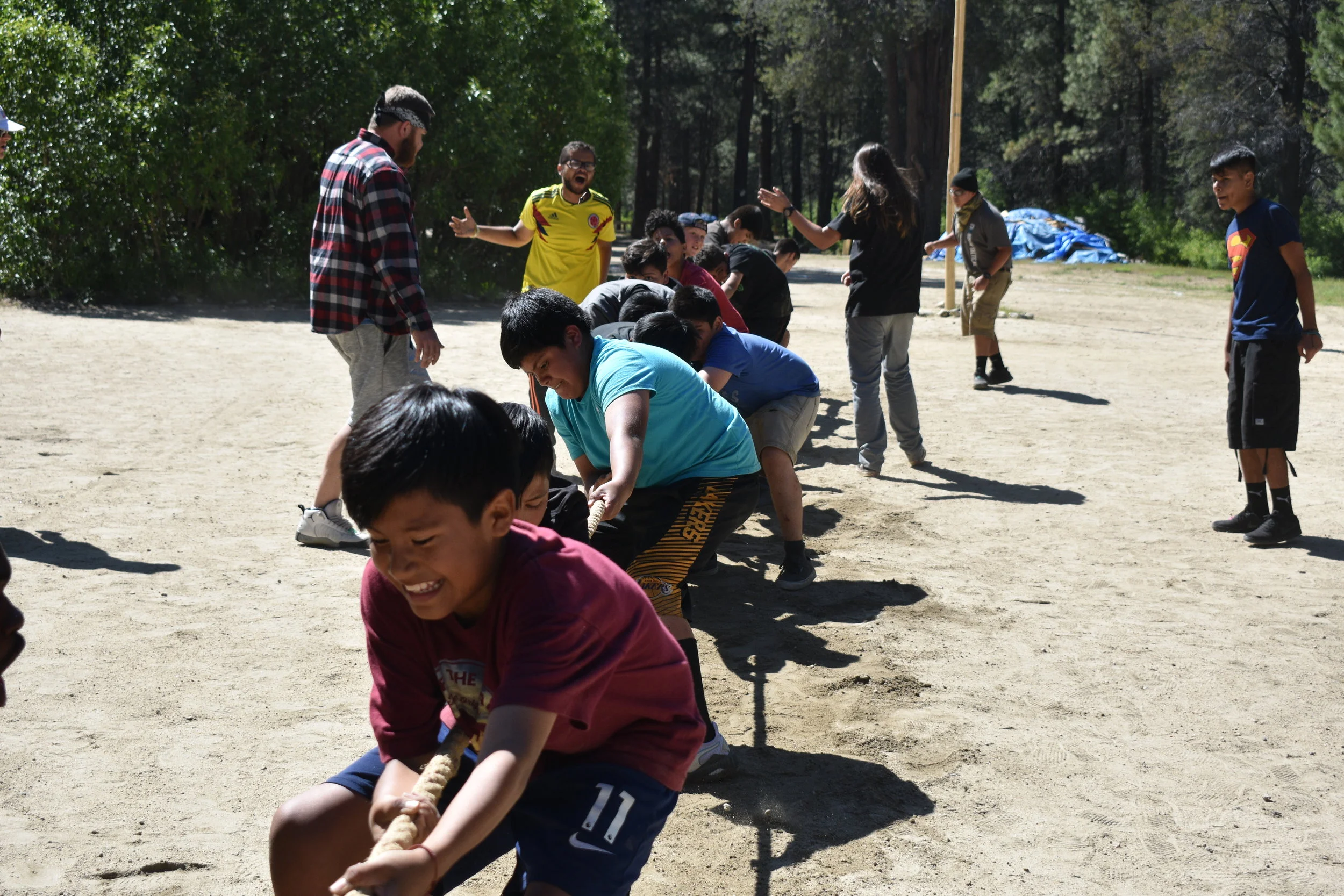 The Faces of Tug-of-War — Pyles Boys Camp
