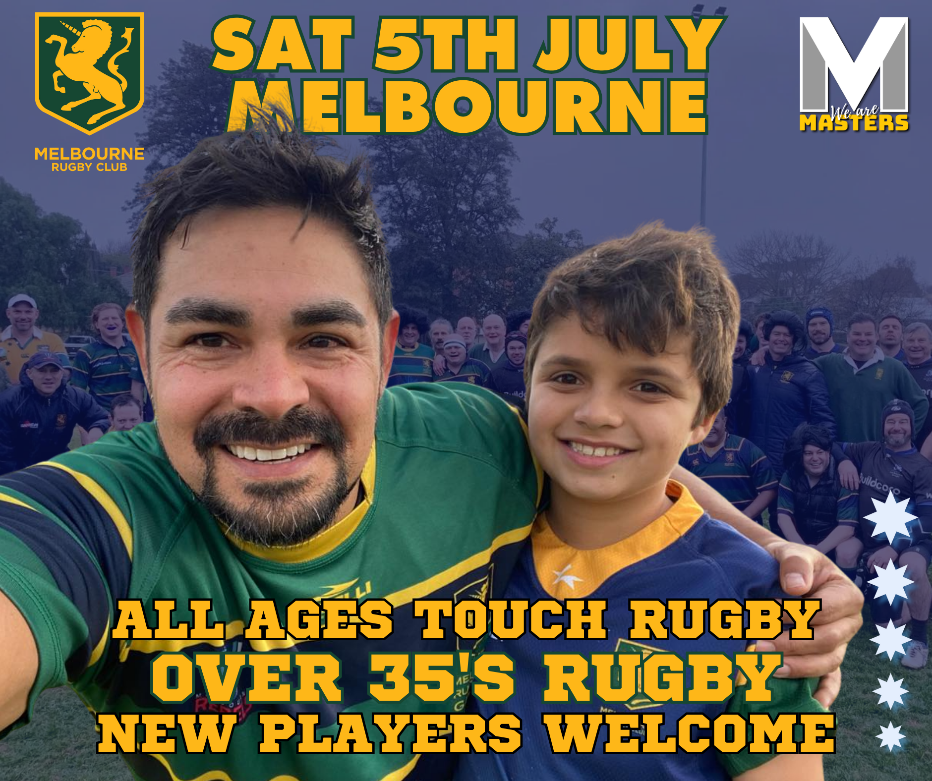 Melbourne Unicorns Rugby Club — Vic Masters Rugby