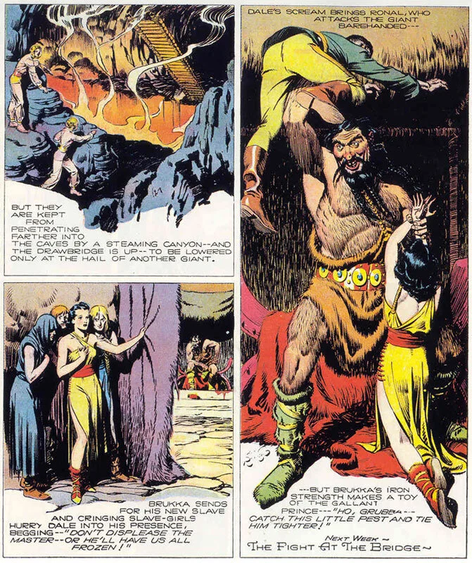 Classic Alex Raymond art from the Flash Gordon newspaper strip.