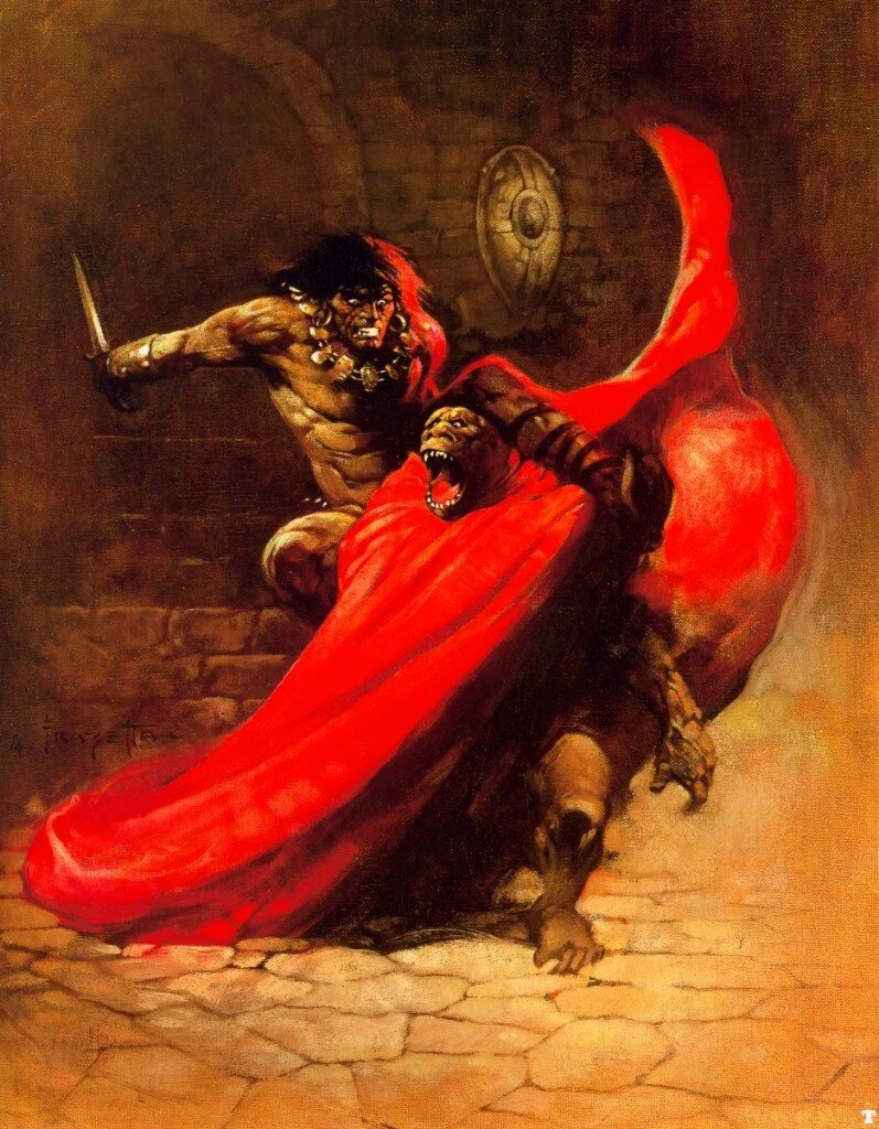 A Savage Strength A Tribute To The Muscular Art Of Frank Frazetta Dmr Books