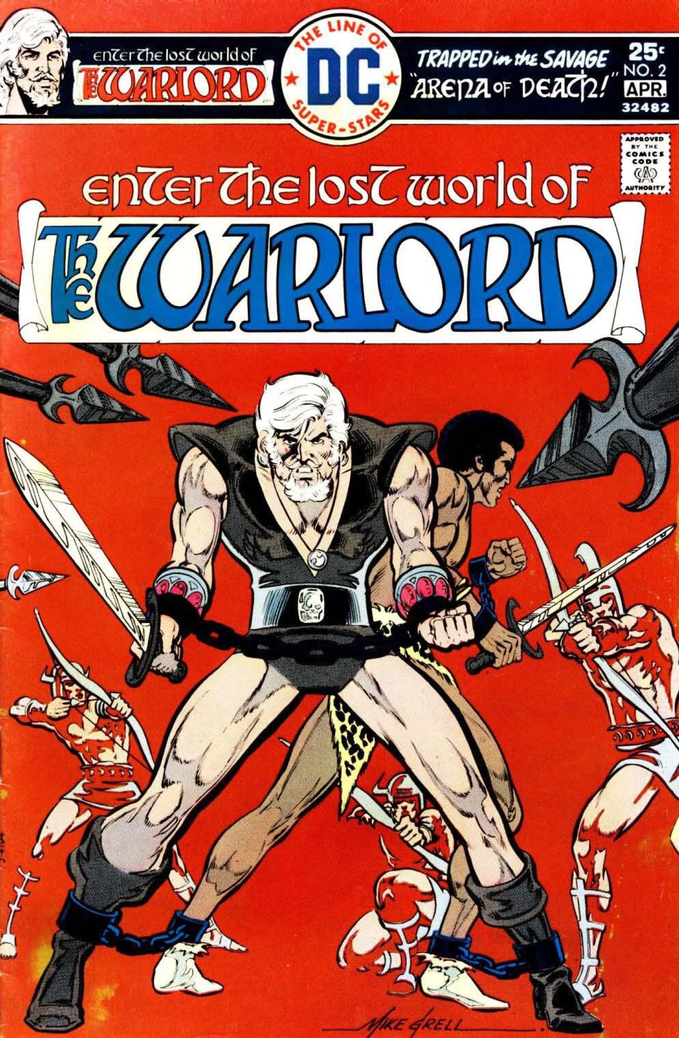 Grell's The Warlord #2 -- Fifty Years On