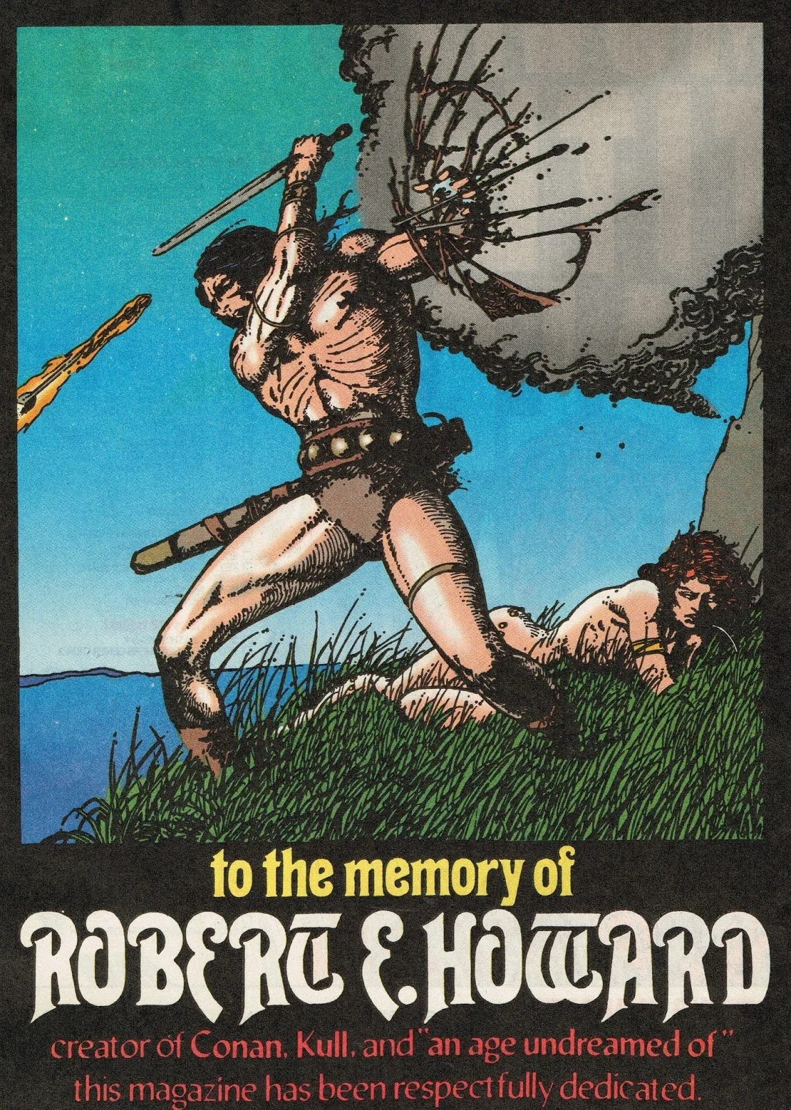 "To the Memory of Robert E. Howard..."