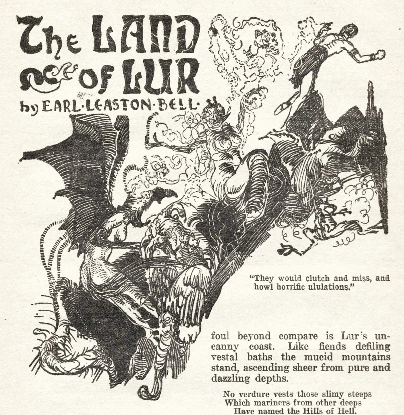 Renegade Swords IV Announcement: "The Land of Lur" by Earl Leaston Bell