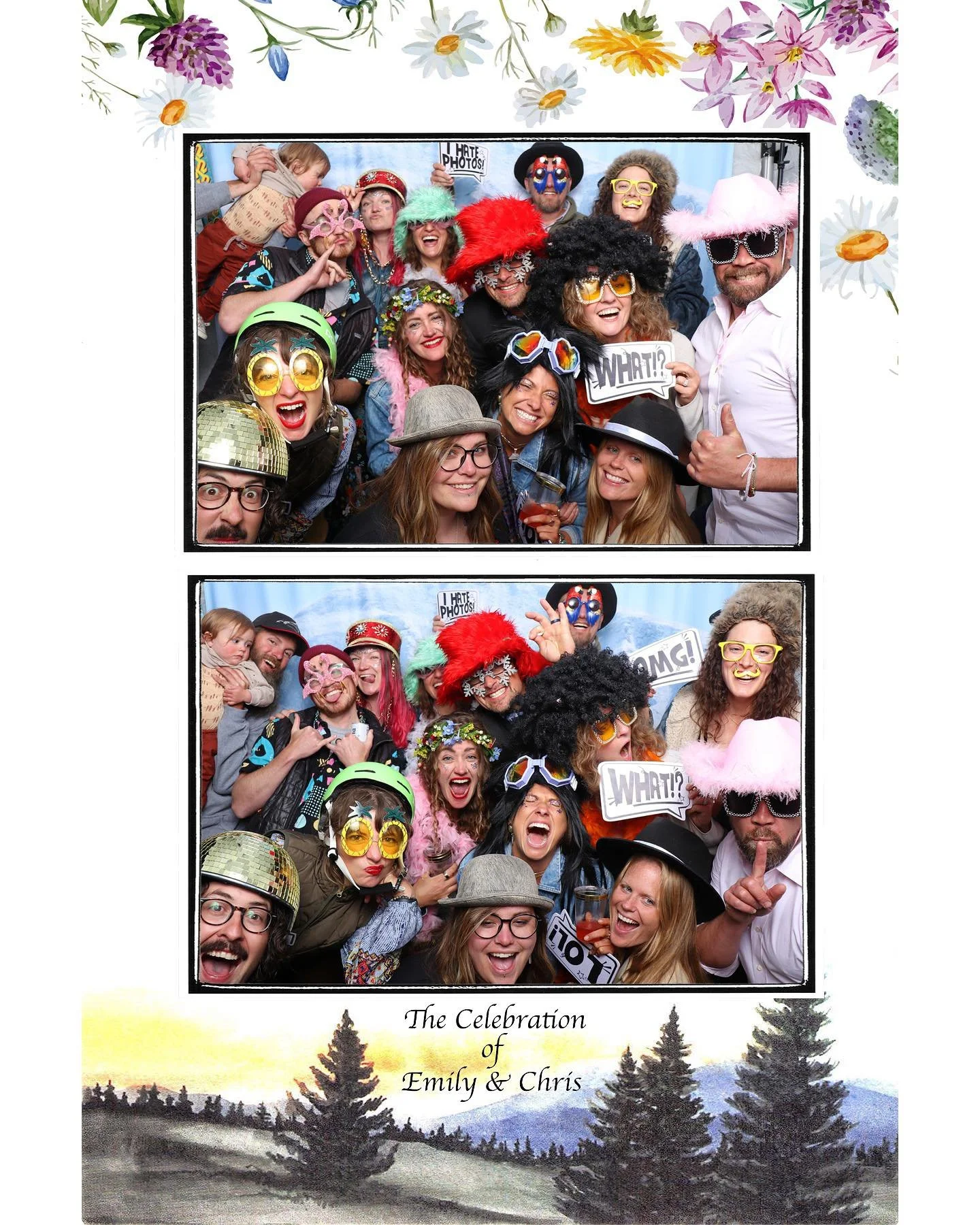 Congratulations Emily &amp; Chris!!! That was an Epic celebration!!! So much love in these photos&hellip;.
@ear2earphotobooths @gcconnections970 
@emyarb @skibbaca5