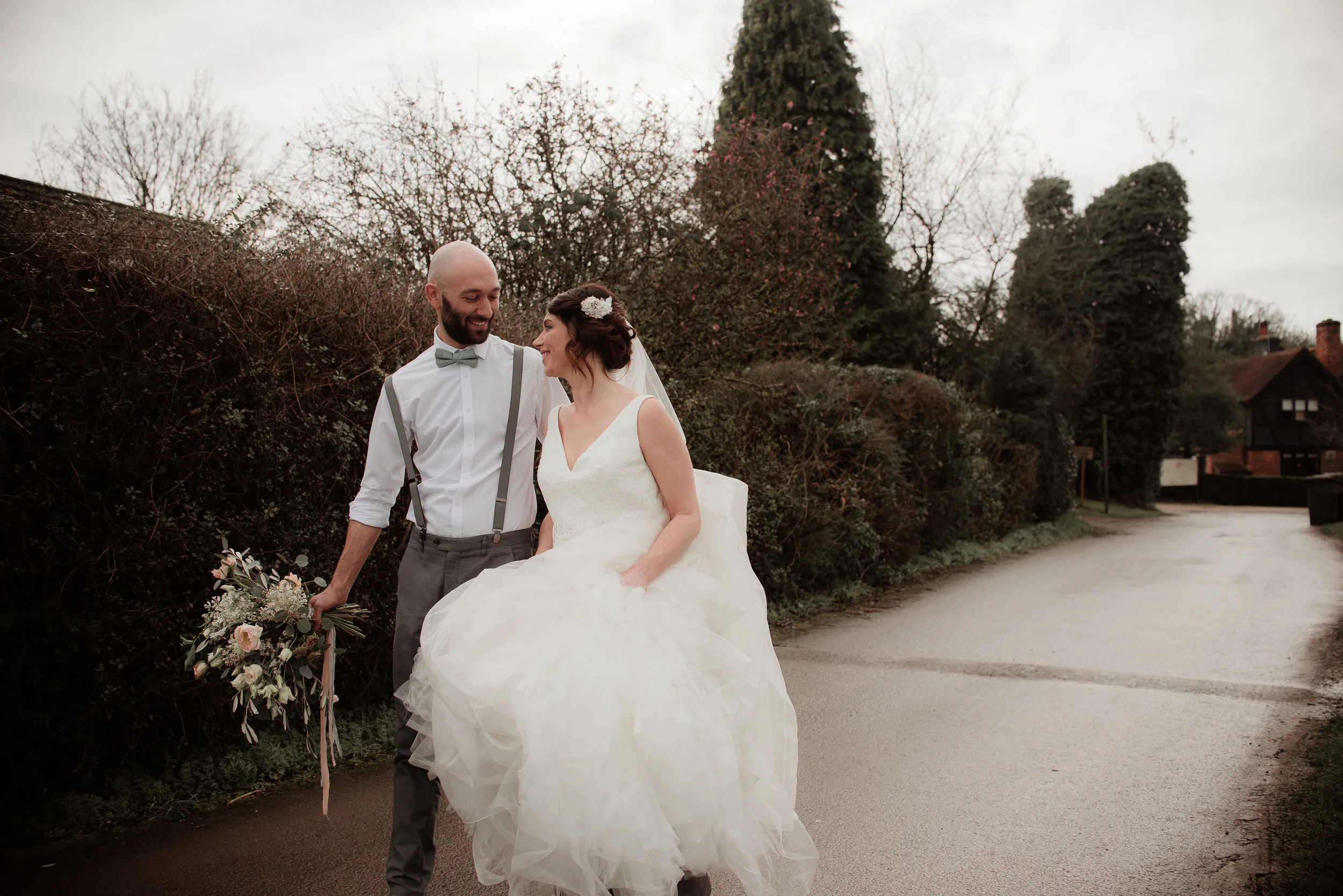 Happy Bride and Groom