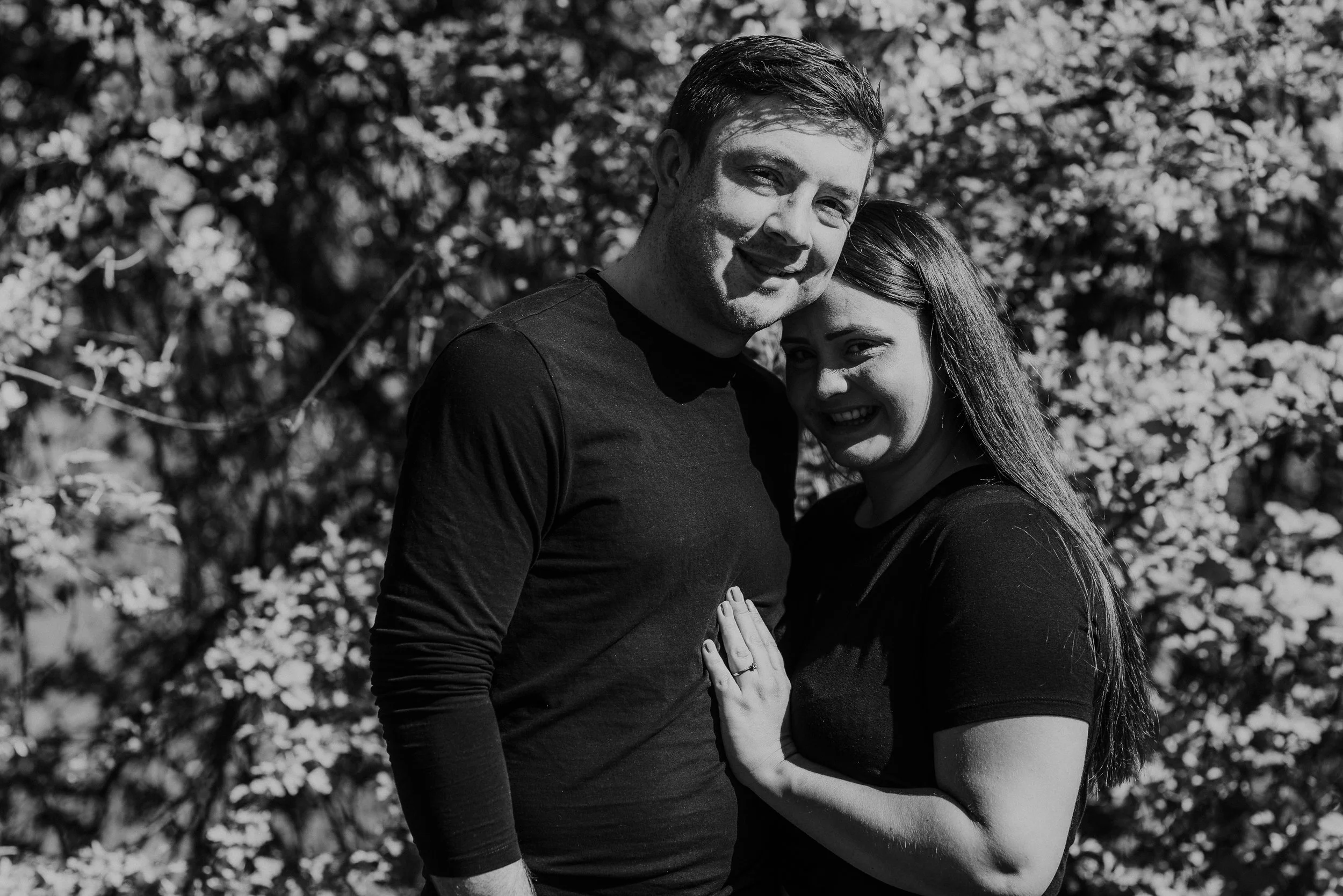 woodland engagement photos Berkshire