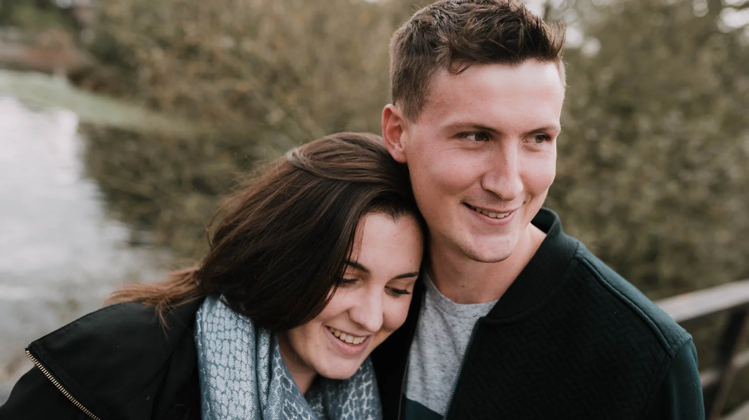 engaged couple in Sonning