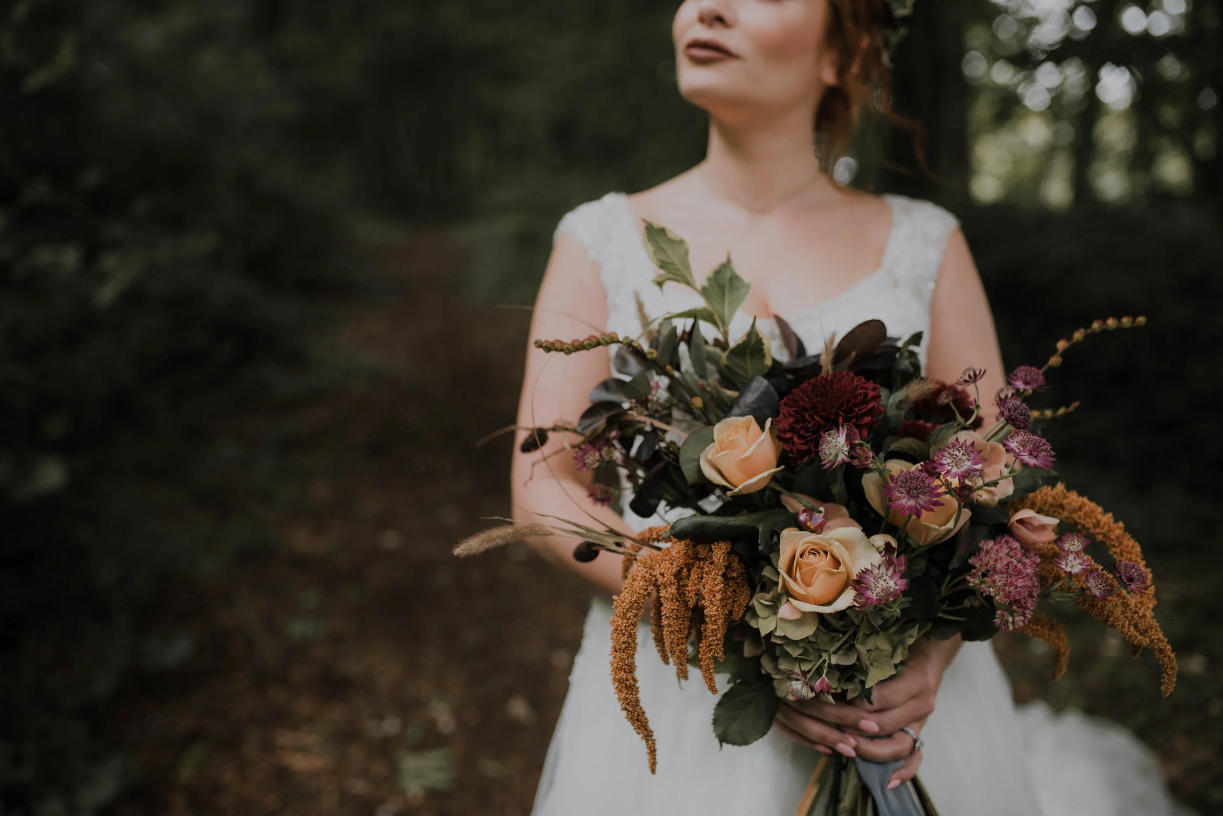 Wild wedding bouquet Berkshire