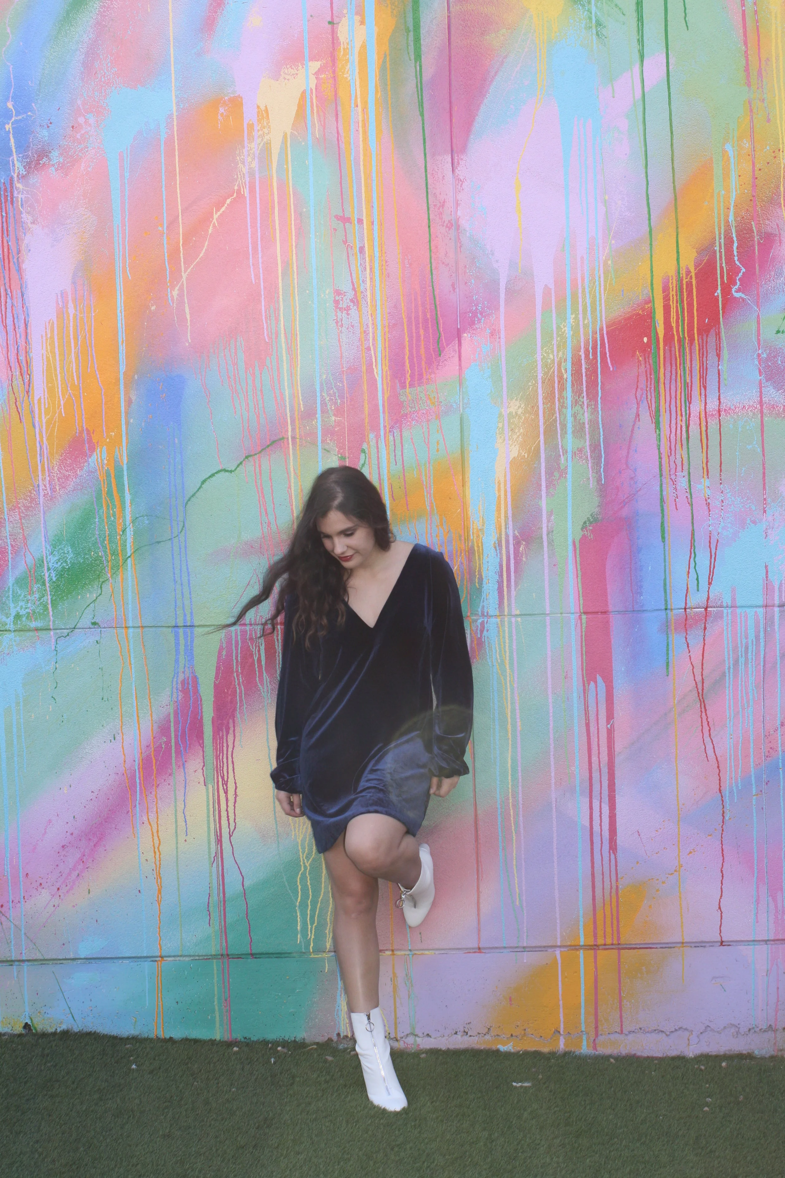 Dress: Free people; Shoes: Who What Wear Collection from Target
