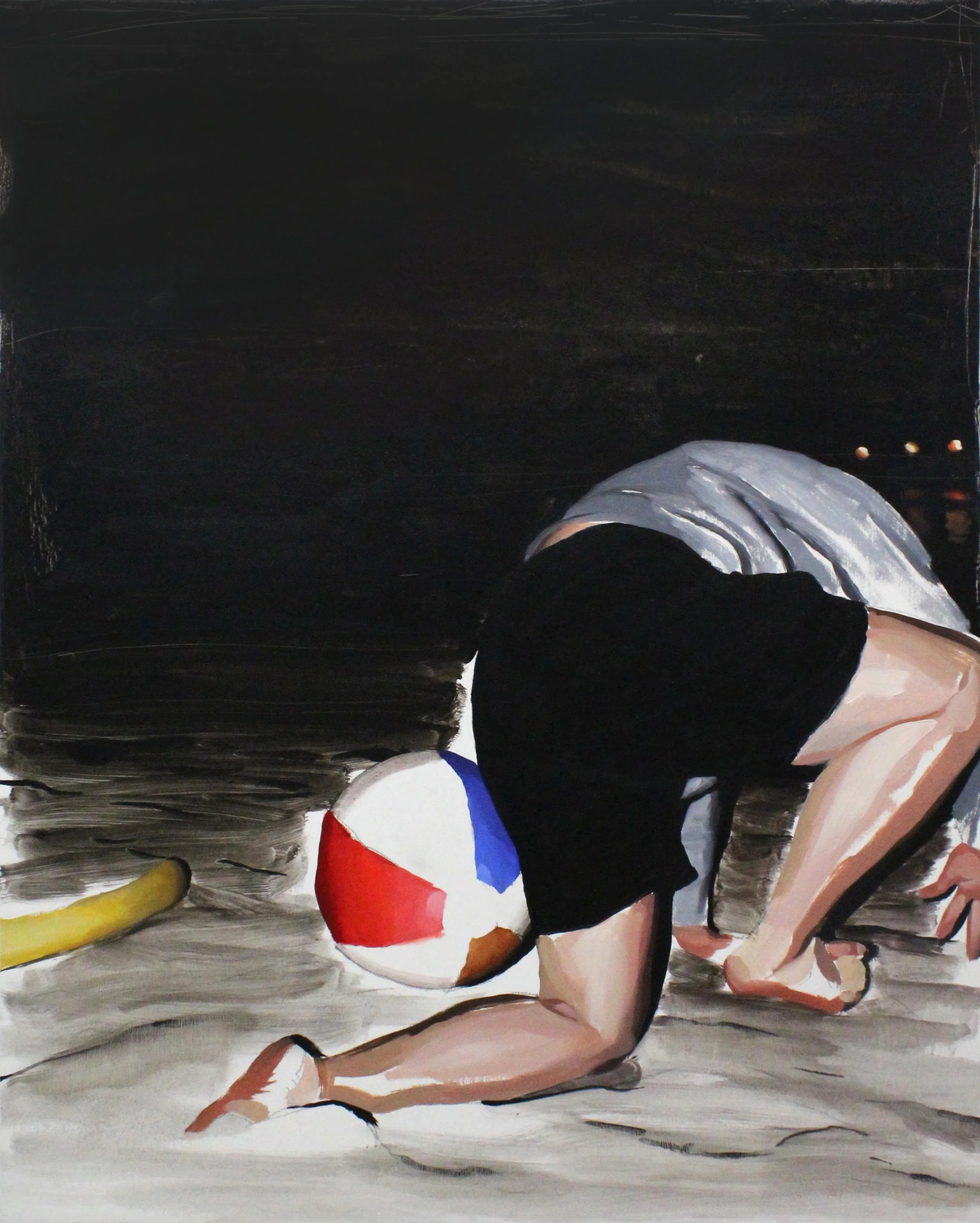 Angela with Beach Ball