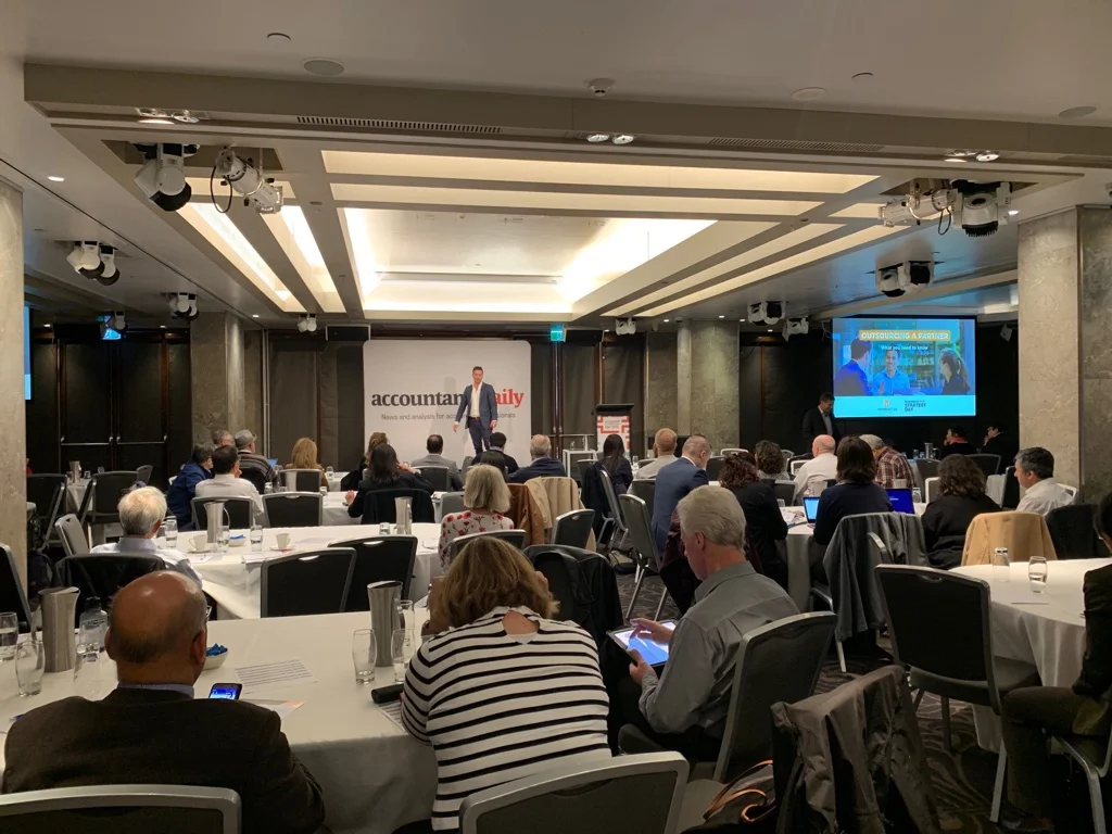 hammerjack Co-Founder and Director Nick Hastings talked about outsourcing for accountants in Australia in Strategy Day 2019 in Sydney.