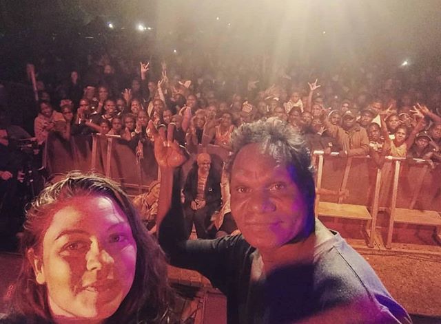 Our main stage MCs @lauriemaywrites and Fab of #B2M take a selfie with the crowd. Are you in it?!