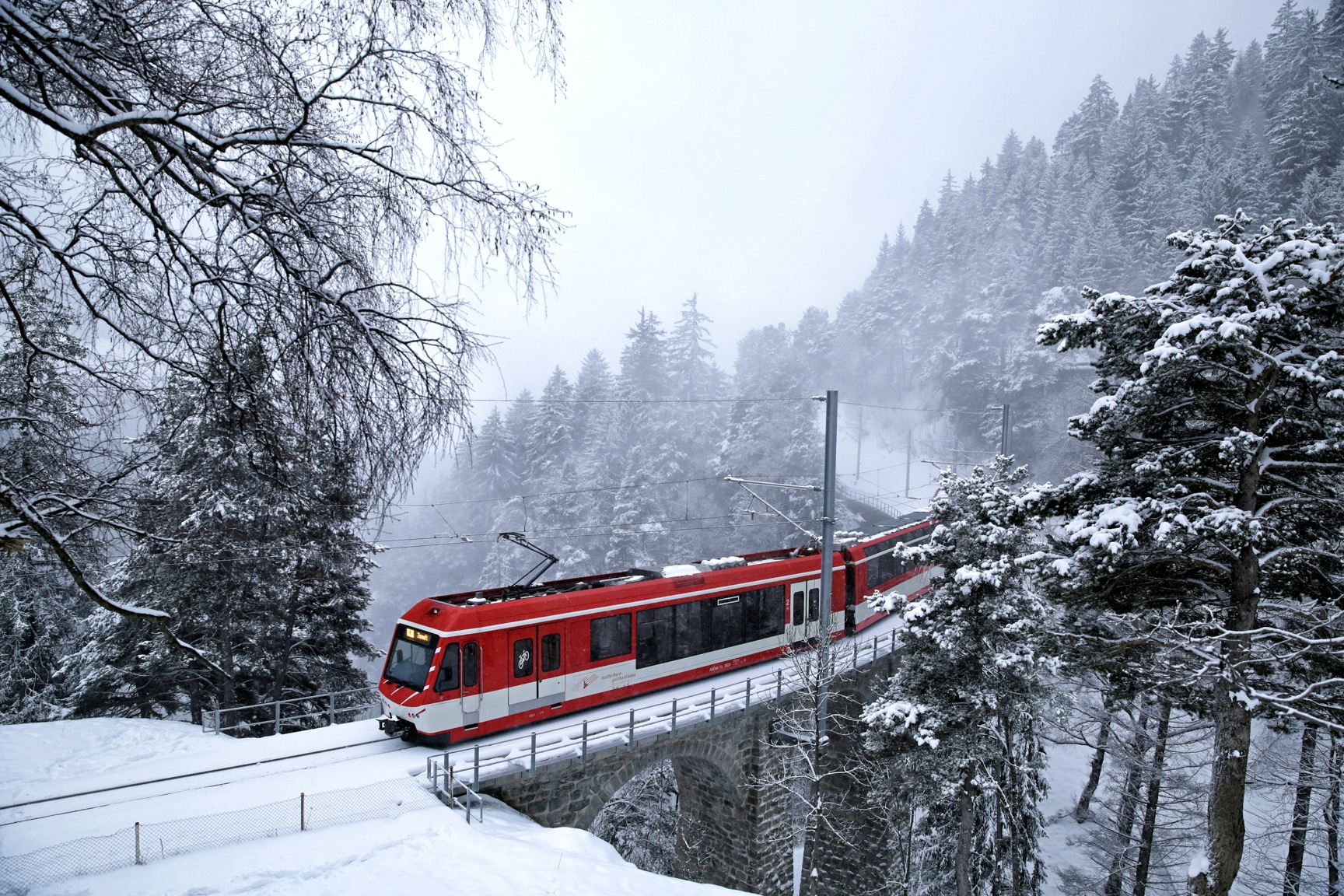   Matterhorn Gotthardbahn, Oberwallis, Schweiz.  