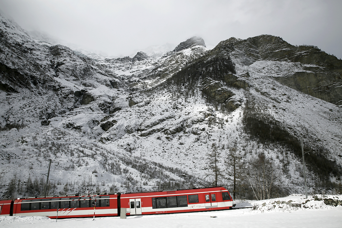   Matterhorn Gotthardbahn, Randa, Schweiz  