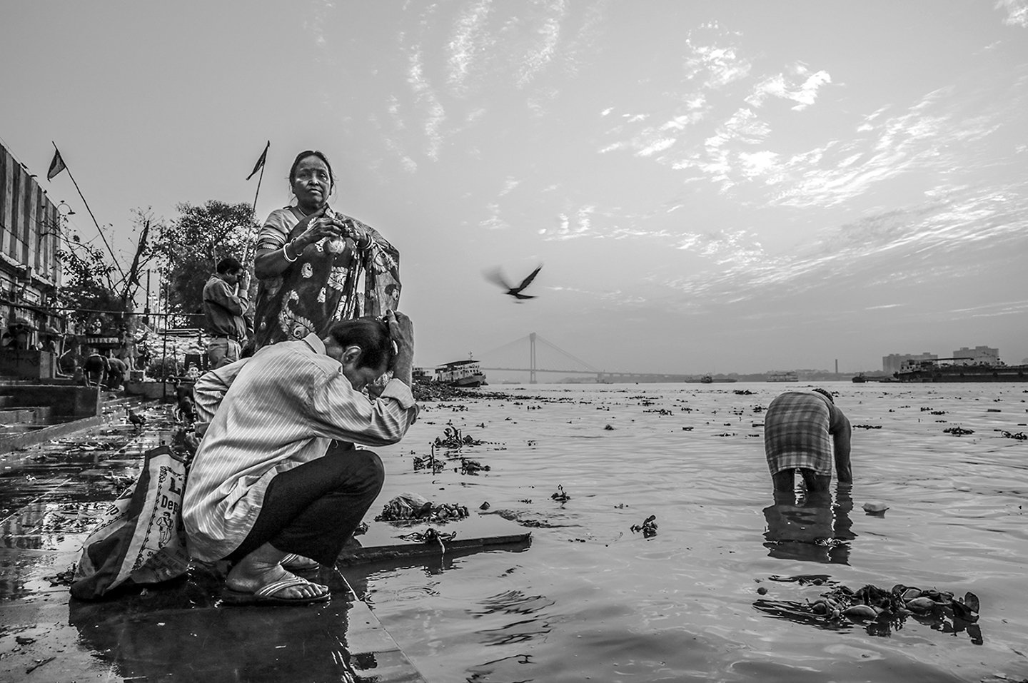  Ganges River. Calcutta, India. 