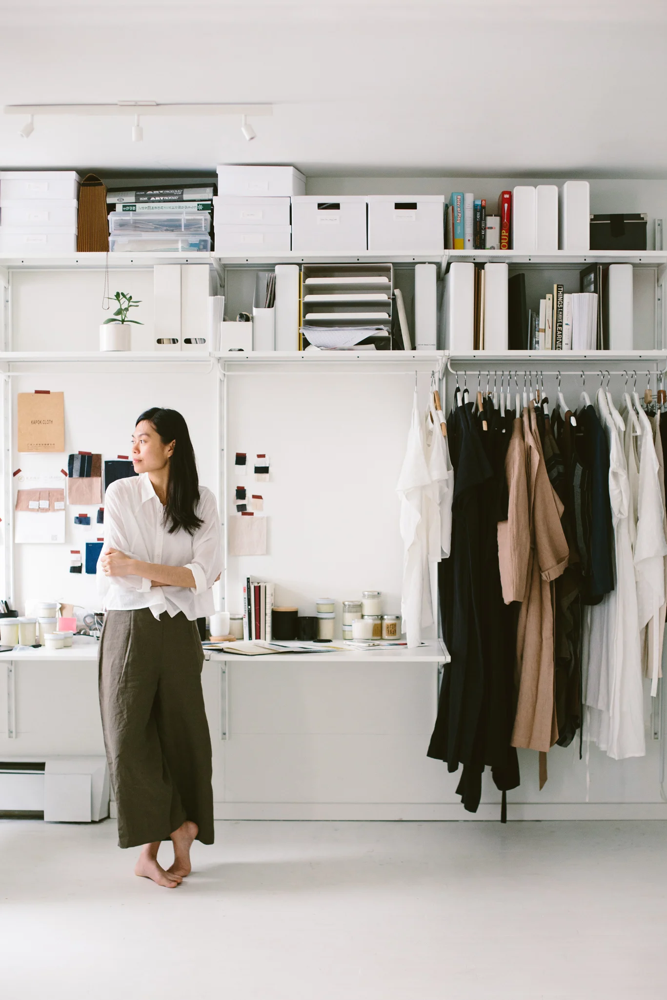 Szeki Chan in her New York studio