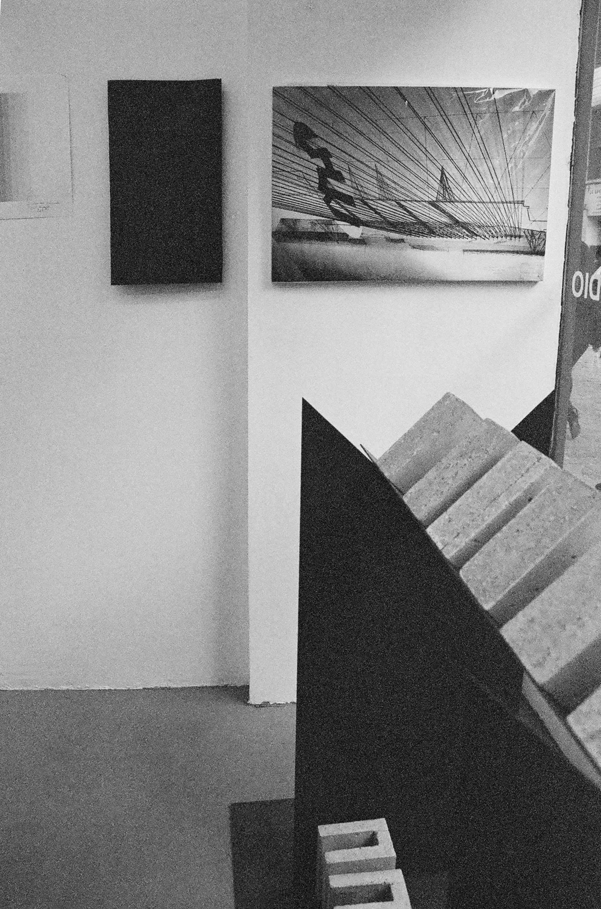 Tihange - Sketch for a shelter studio