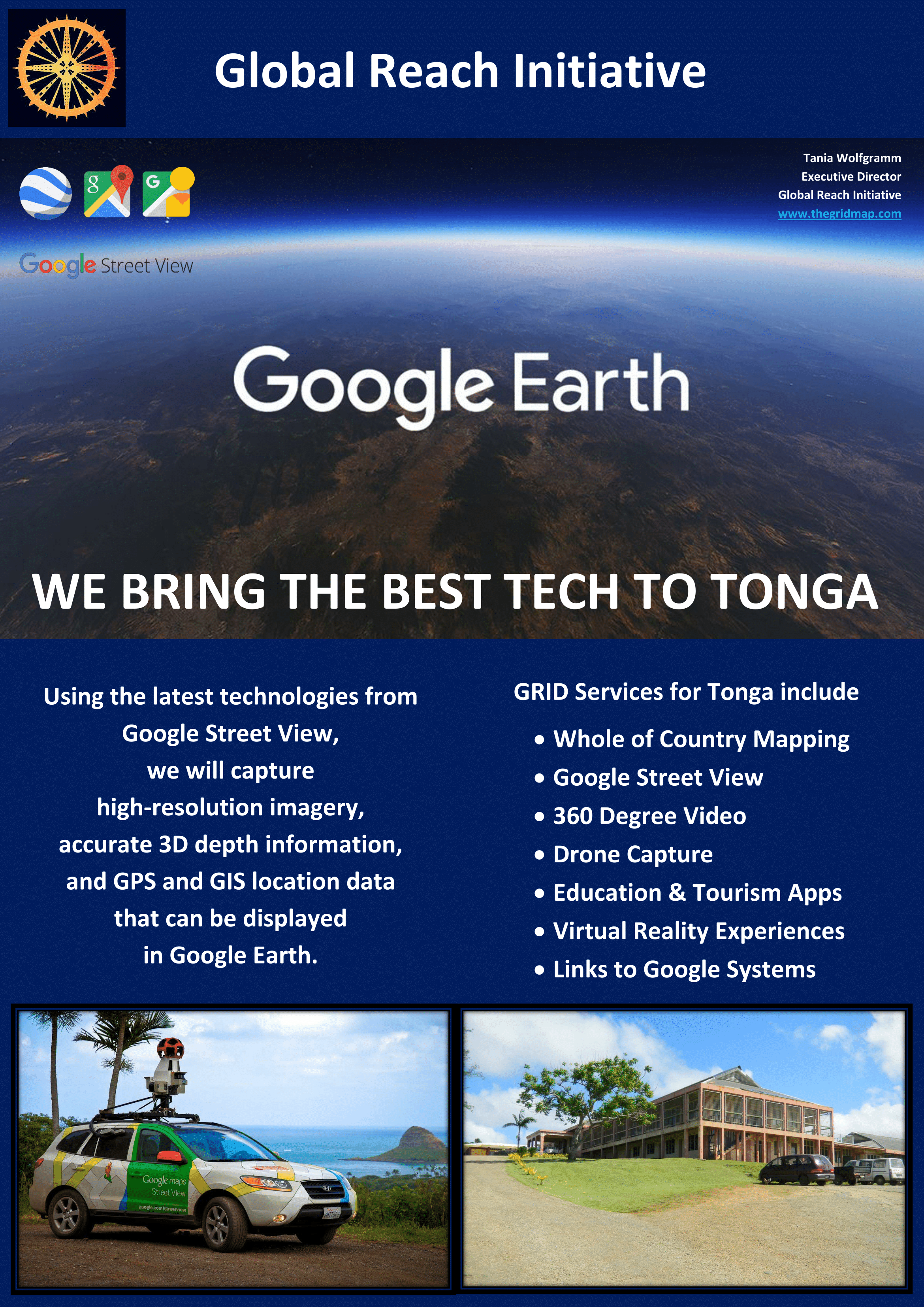 GRID Tonga Poster - Tonga on the GRID — Global Reach Initiative