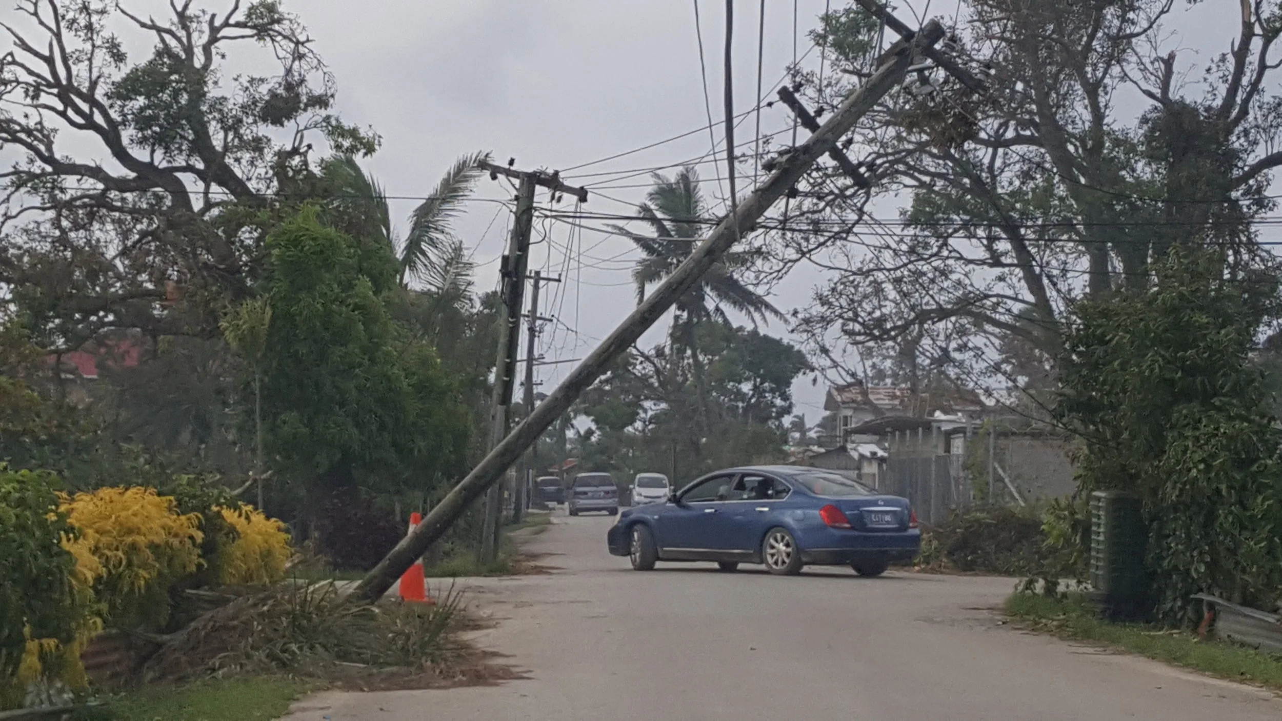 Street View imagery of infrastructure damage from cyclone Gita