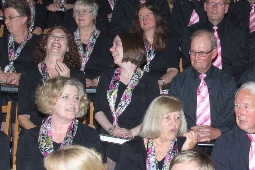 A moment during rehearsals...