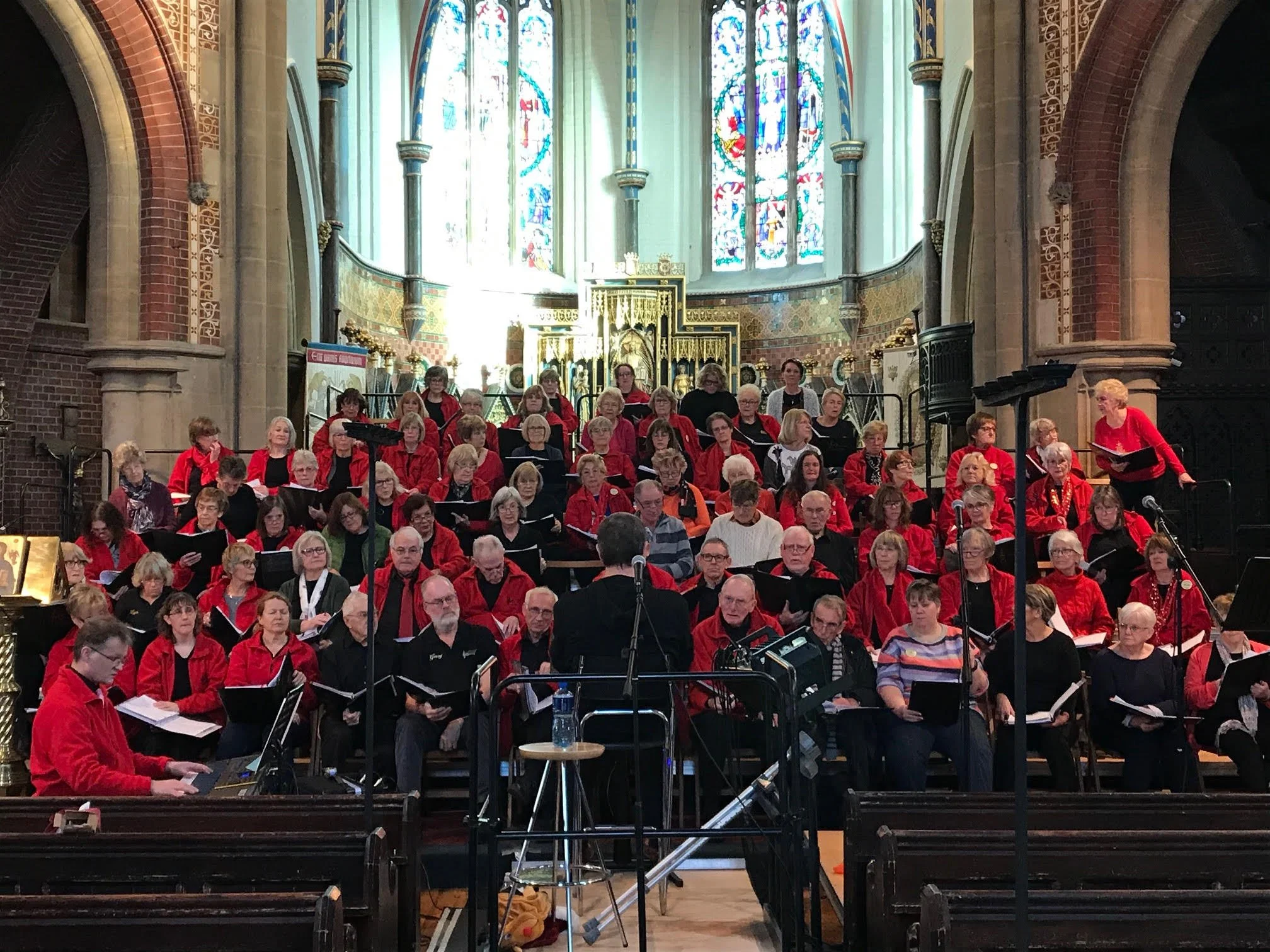Rehearsals at Willingdon School