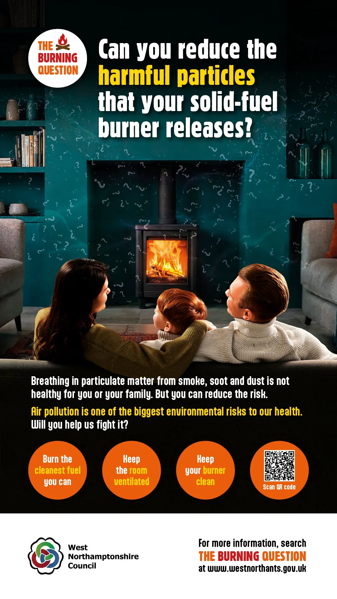 The key image in the behaviour change campaign.