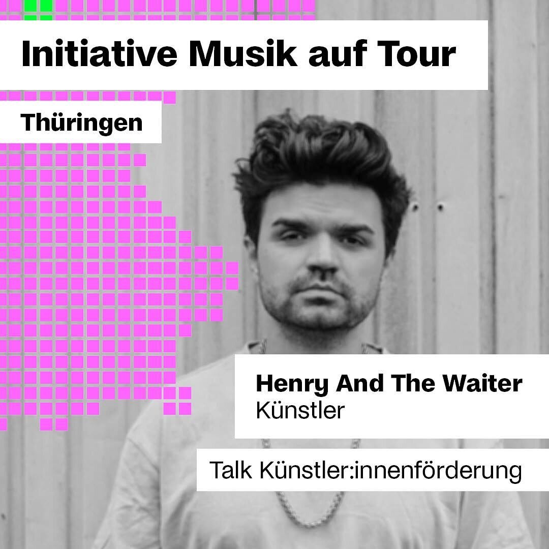 Diesen Sonntag veranstalten wir zusammen mit der @initiativemusik einen Talk &uuml;ber K&uuml;nstler*innenf&ouml;rderung🙌

Zu Gast sind Henrik Steigerwald von @henryandthewaiter , @annalena.oehmann von unserem diePOP-Team sowie Jennifer Mollenauer u