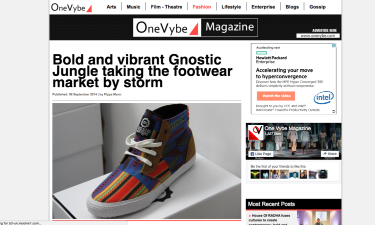 ONEVYBE - 'TAKING THE FOOTWEAR MARKET BY STORM'
