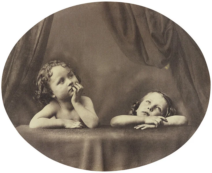Non Angeli sed Angli by Oscar Rejlander