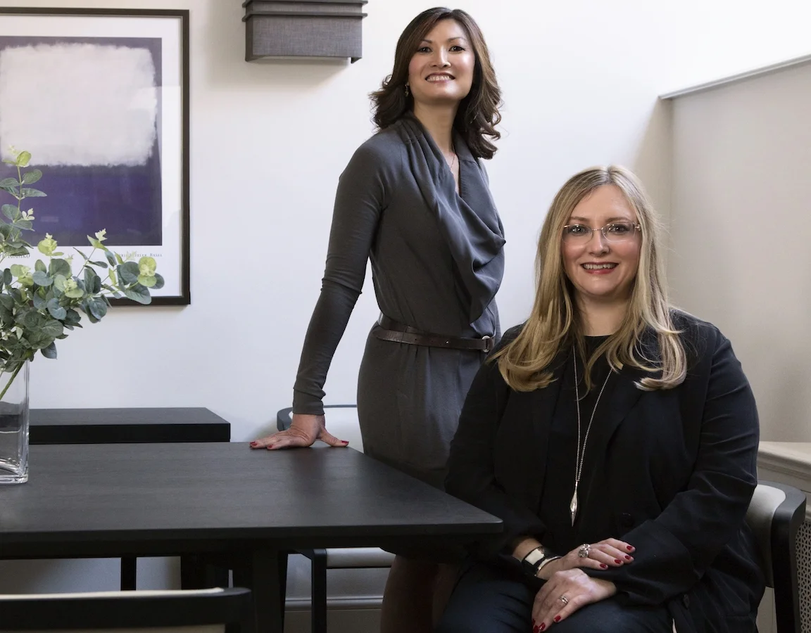 Andrea Milward and Alison Teverini