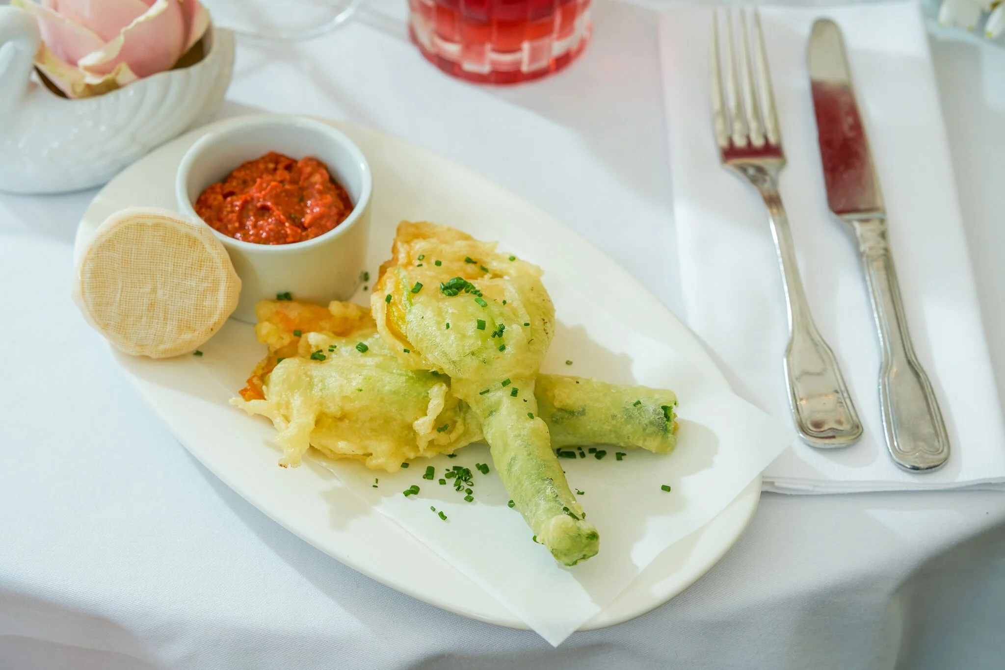 Courgette Flower Tempura