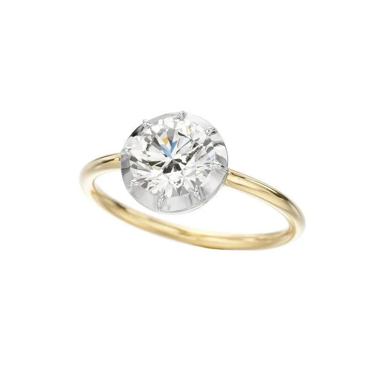 Signature Button Back Ring