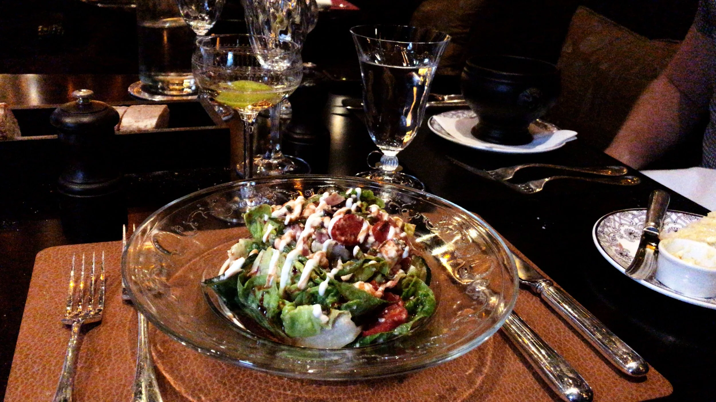 Greek salad, gem lettuce, barrel aged feta
