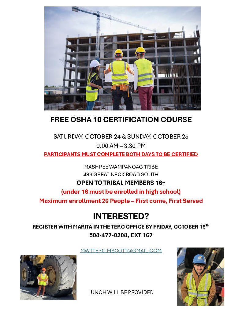Free OSHA 10 Certification Course