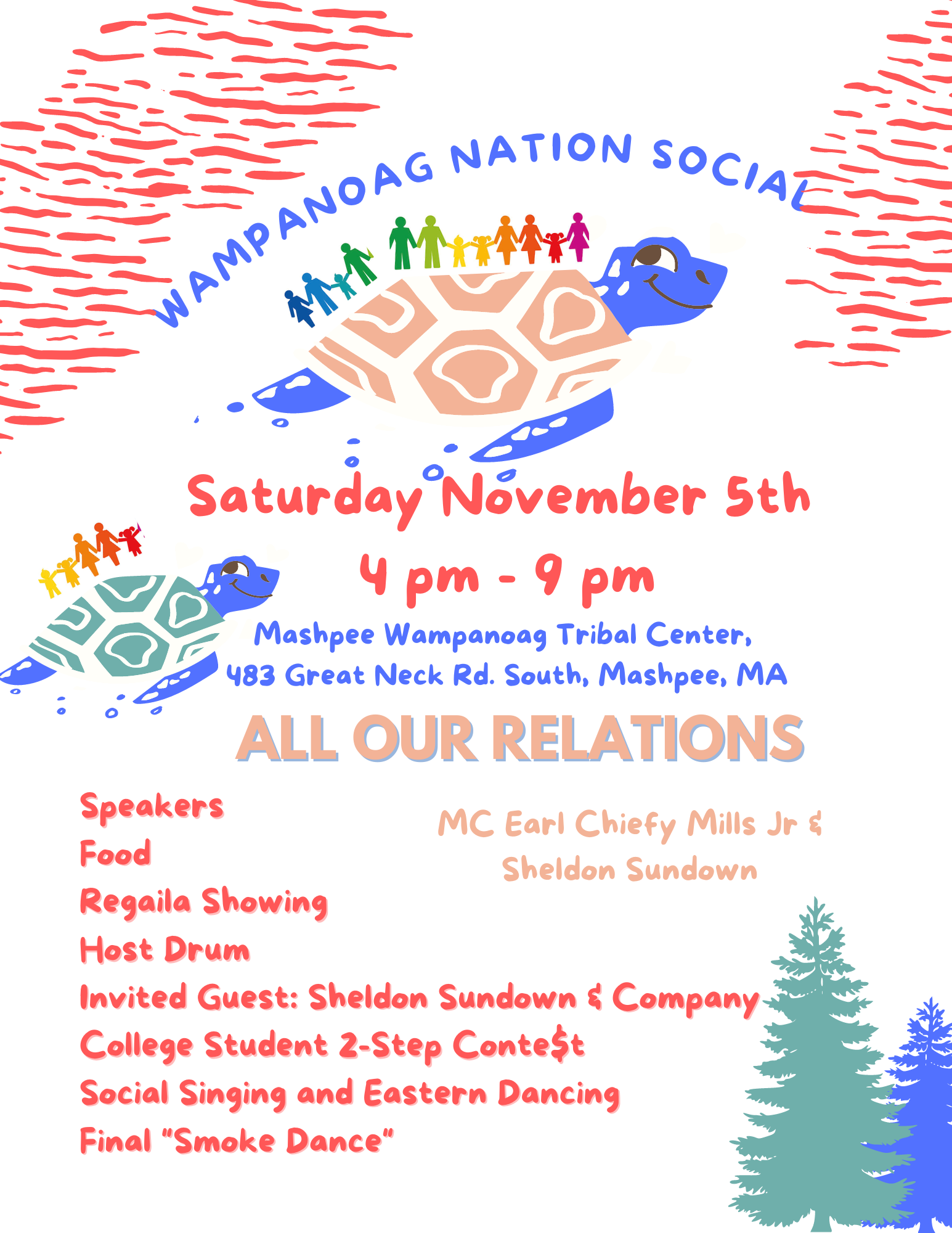 Wampanoag Nation Social on November 5th — Mashpee Wampanoag Tribe