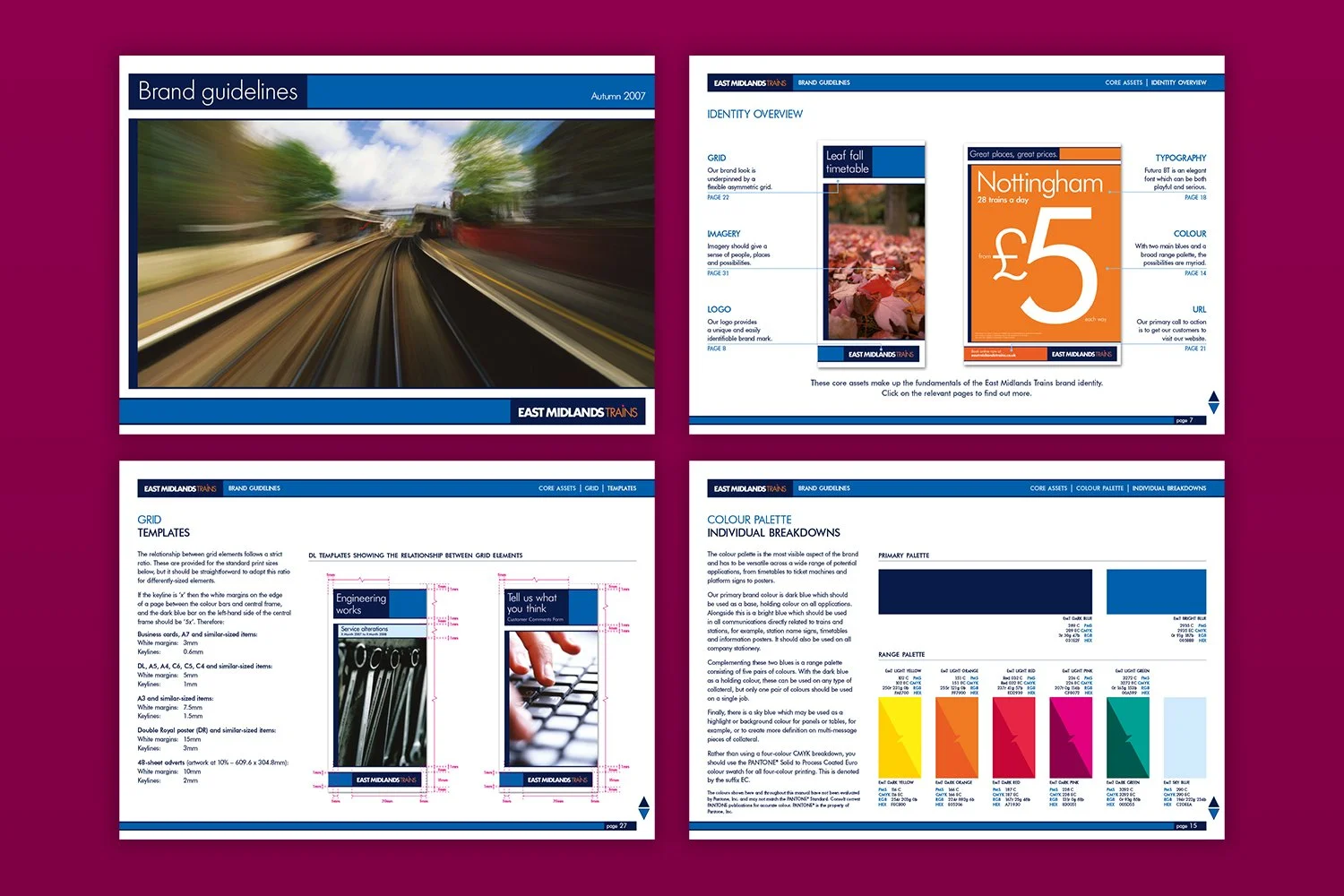 East Midlands trains brand guidelines