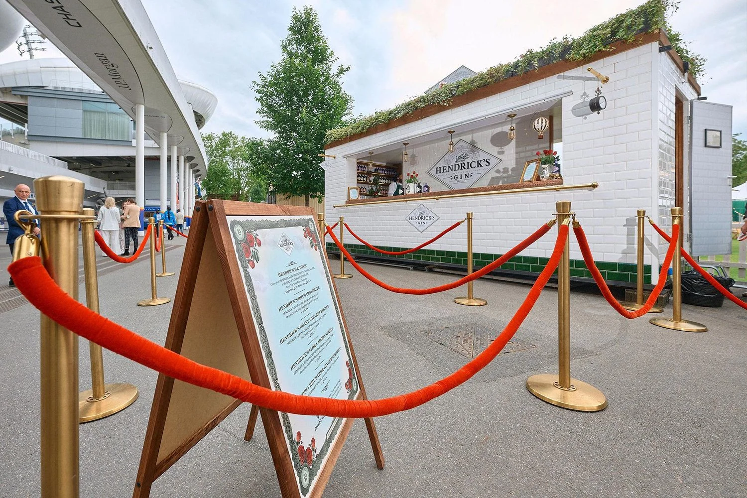 The Hendrick's Gin bar at Lord's Cricket Ground