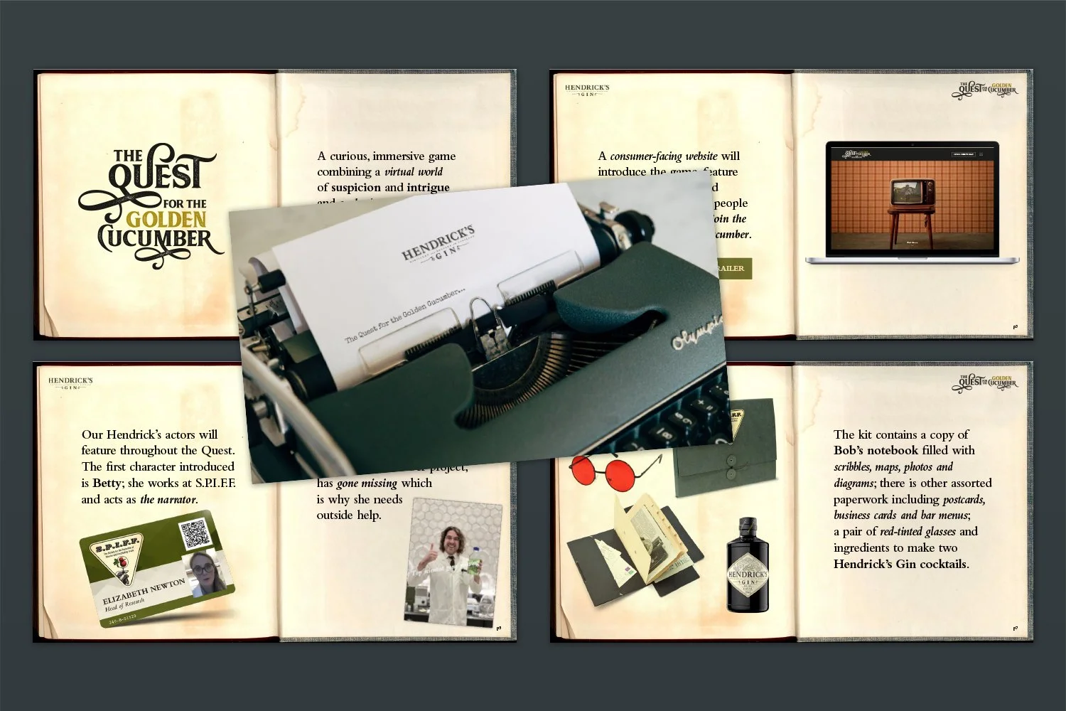 Hendrick's Gin – The Quest for the Golden Cucumber virtual game