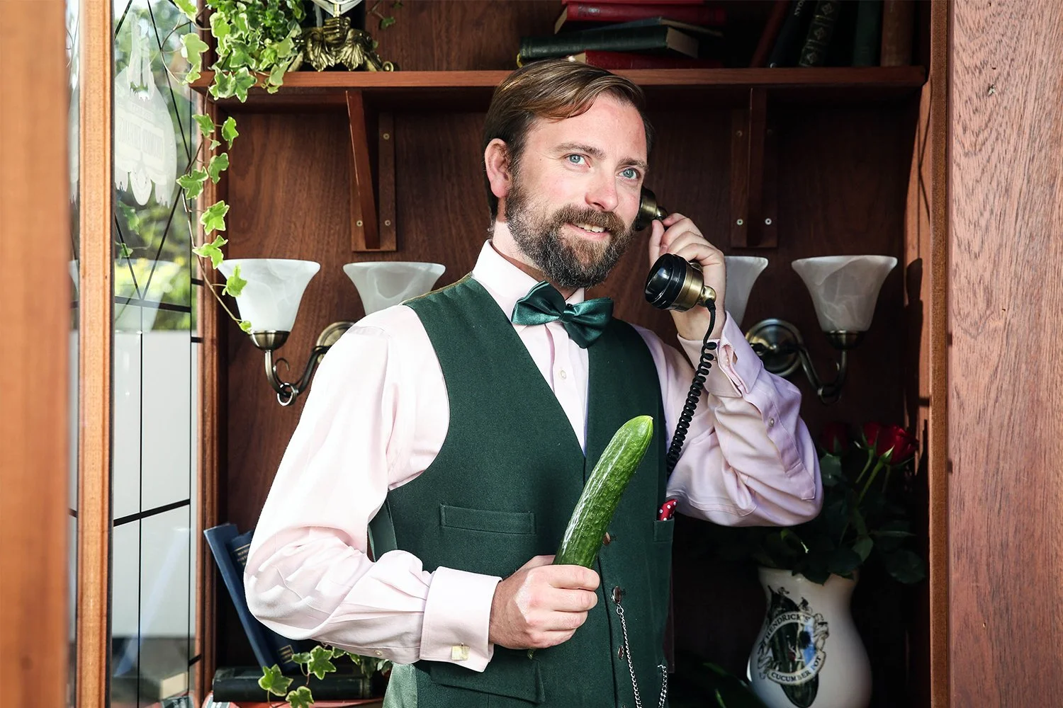 Hendrick's Gin – Bespoke phone booth for World Cucumber Day