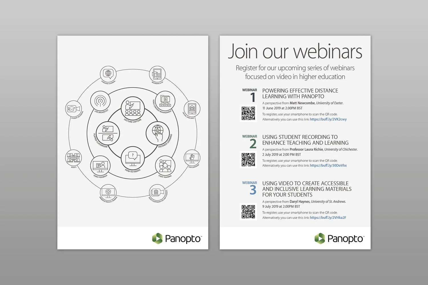 Panopto webinar flyer