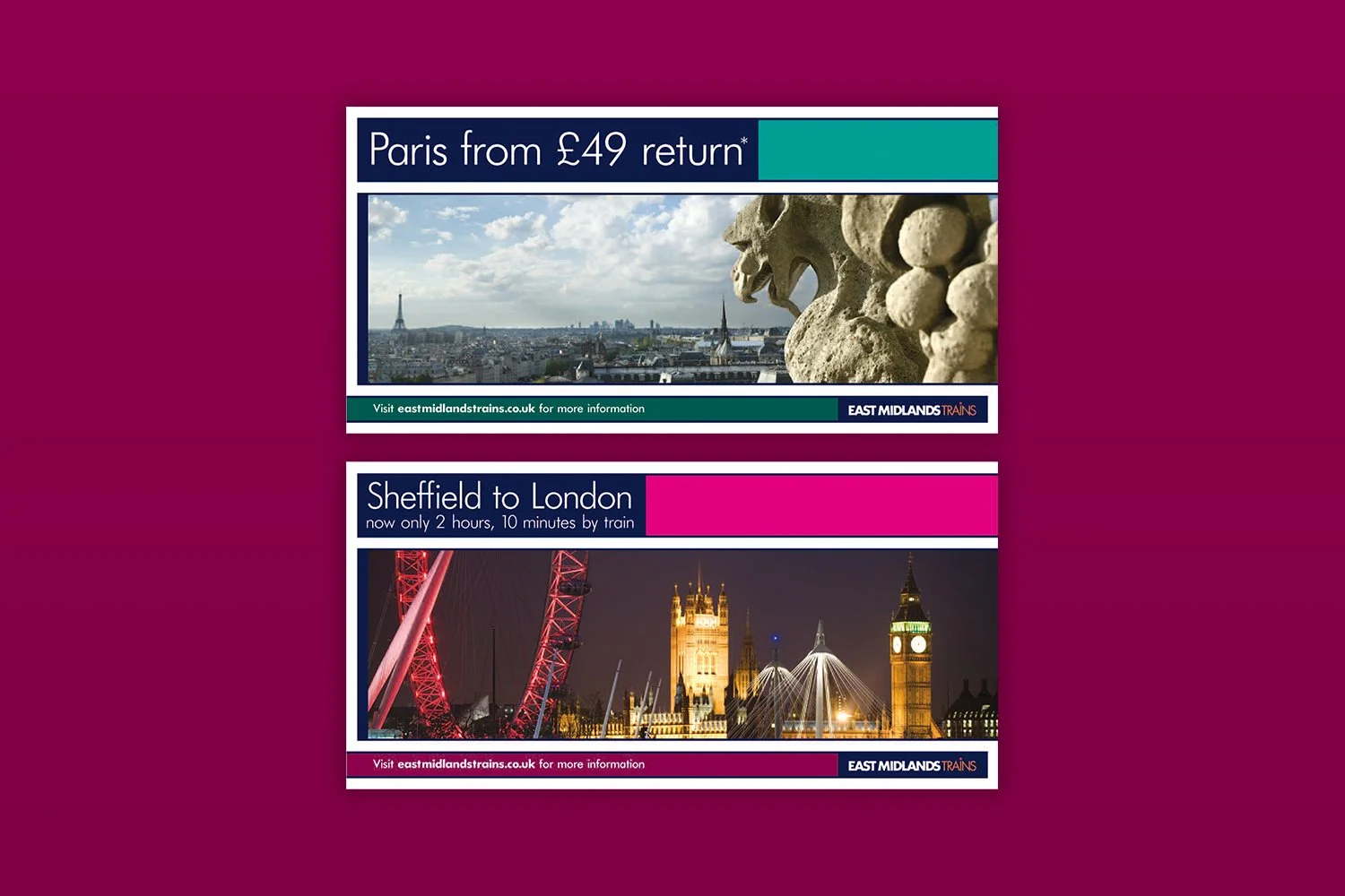 East Midlands Trains – 48-sheet adverts
